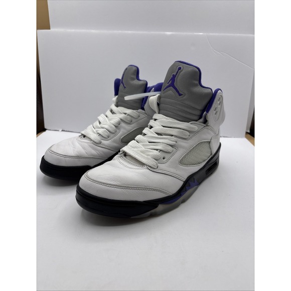 CLEAN Nike Air Jordan 5 Retro Dark Concord DD0587-141 Men's US 8.5 UK 7.5 - Picture 1 of 16